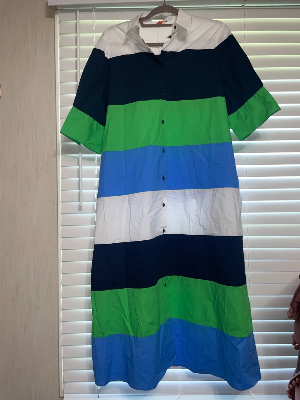 Vilagallo women's nautical stripped dress in multi